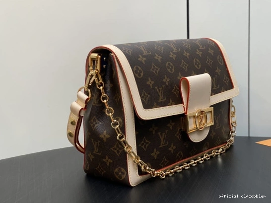 Official oldcobbler VUITTON LOUIS DAUPHINE-28*20*11CM 0807